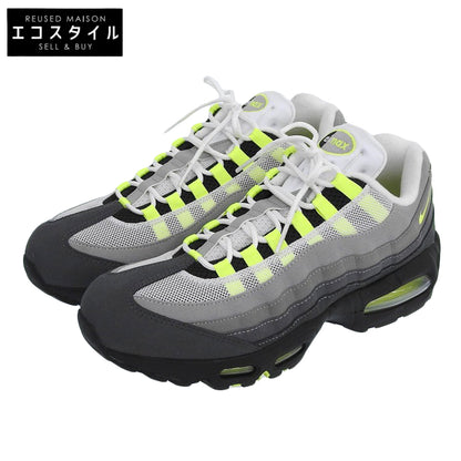NIKE ナイキ 美品 Air Max 95 OG Big Bubble シューズ メンズ BLACK NEON YELLOW COOL GREY ブラック イエロー グレー 28.5cm HM4740-001 シューズ