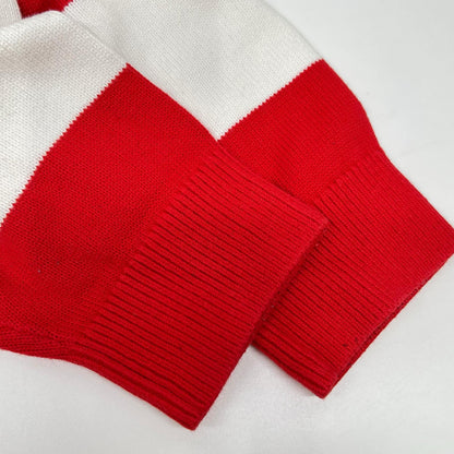 Calvin Klein Jeans Calvin Klein Jeans white × red striped knit top