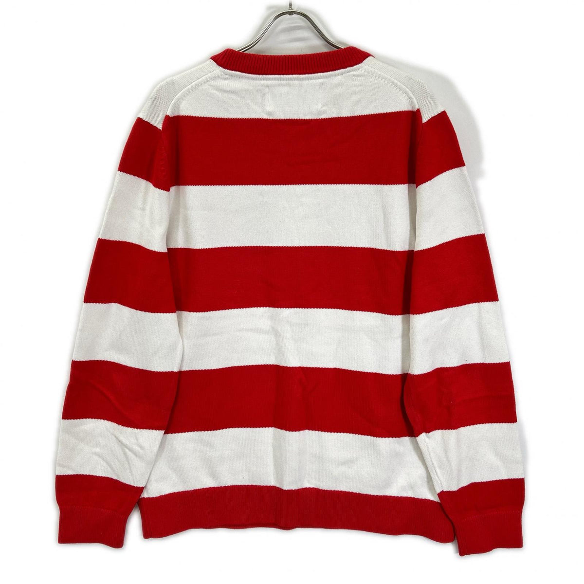 Calvin Klein Jeans Calvin Klein Jeans white × red striped knit top