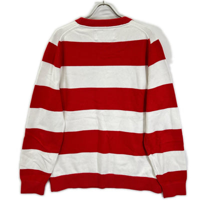 Calvin Klein Jeans Calvin Klein Jeans white × red striped knit top