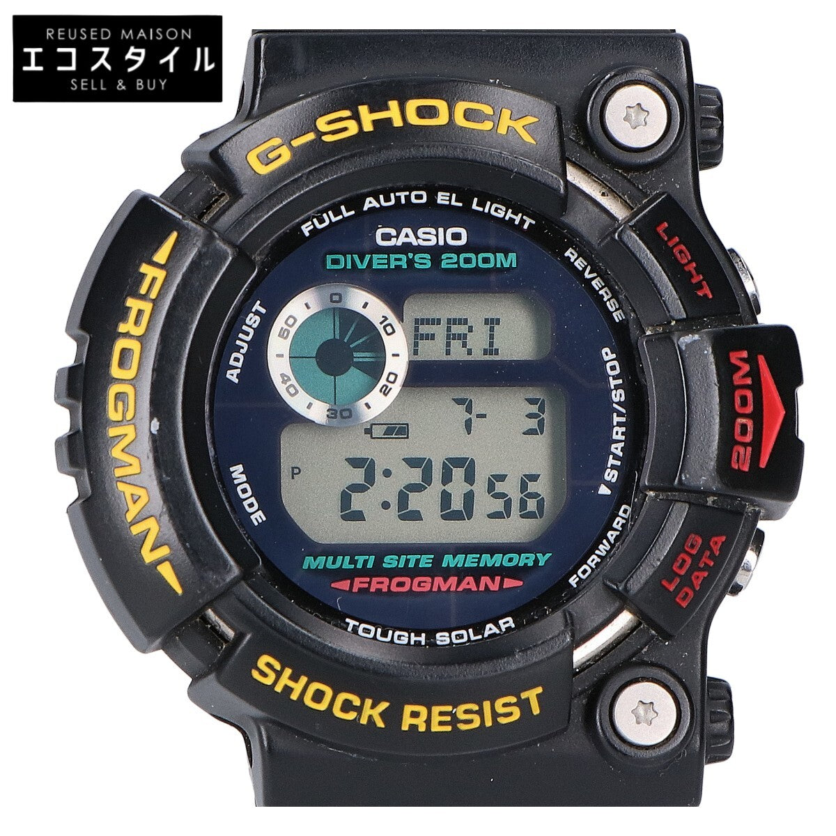 G-SHOCK ジーショック GW-200Z-1JF MASTER OF G-SEA FROGMAN フロッグマン タフソーラー 腕時計