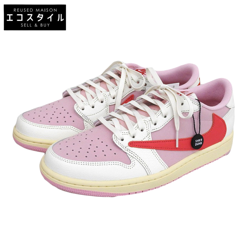 NIKE ナイキ 未使用 エア ジョーダン 1 LOW スニーカー メンズ Sail Shy Pink and Tropical 27cm IQ7604-101 シューズ