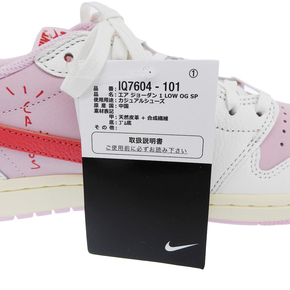 NIKE ナイキ 未使用 エア ジョーダン 1 LOW スニーカー メンズ Sail Shy Pink and Tropical 27cm IQ7604-101 シューズ
