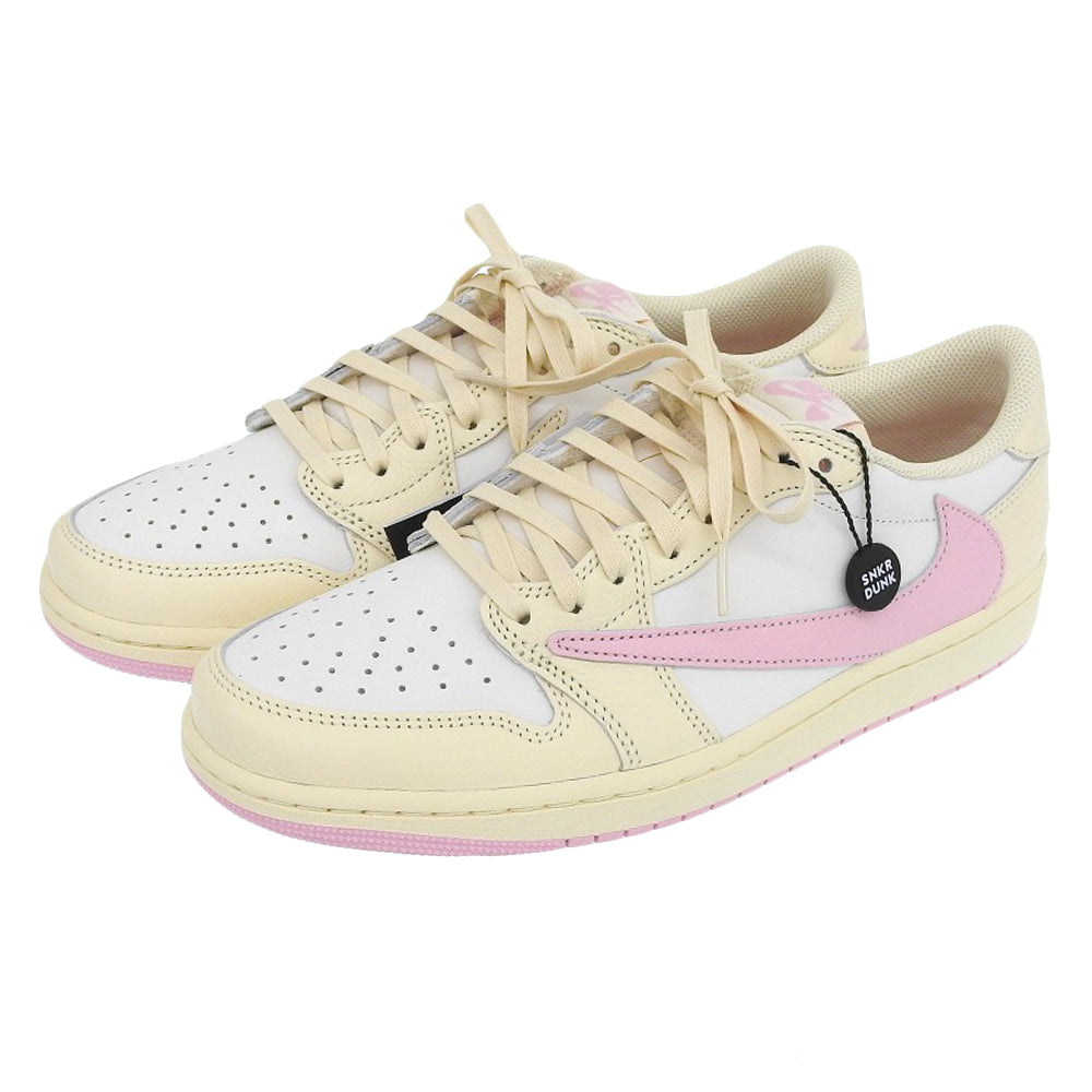 NIKE ナイキ 未使用 エア ジョーダン 1 LOW スニーカー シューズ メンズ Muslin and Shy Pink Sail 27cm IQ7604-100 シューズ