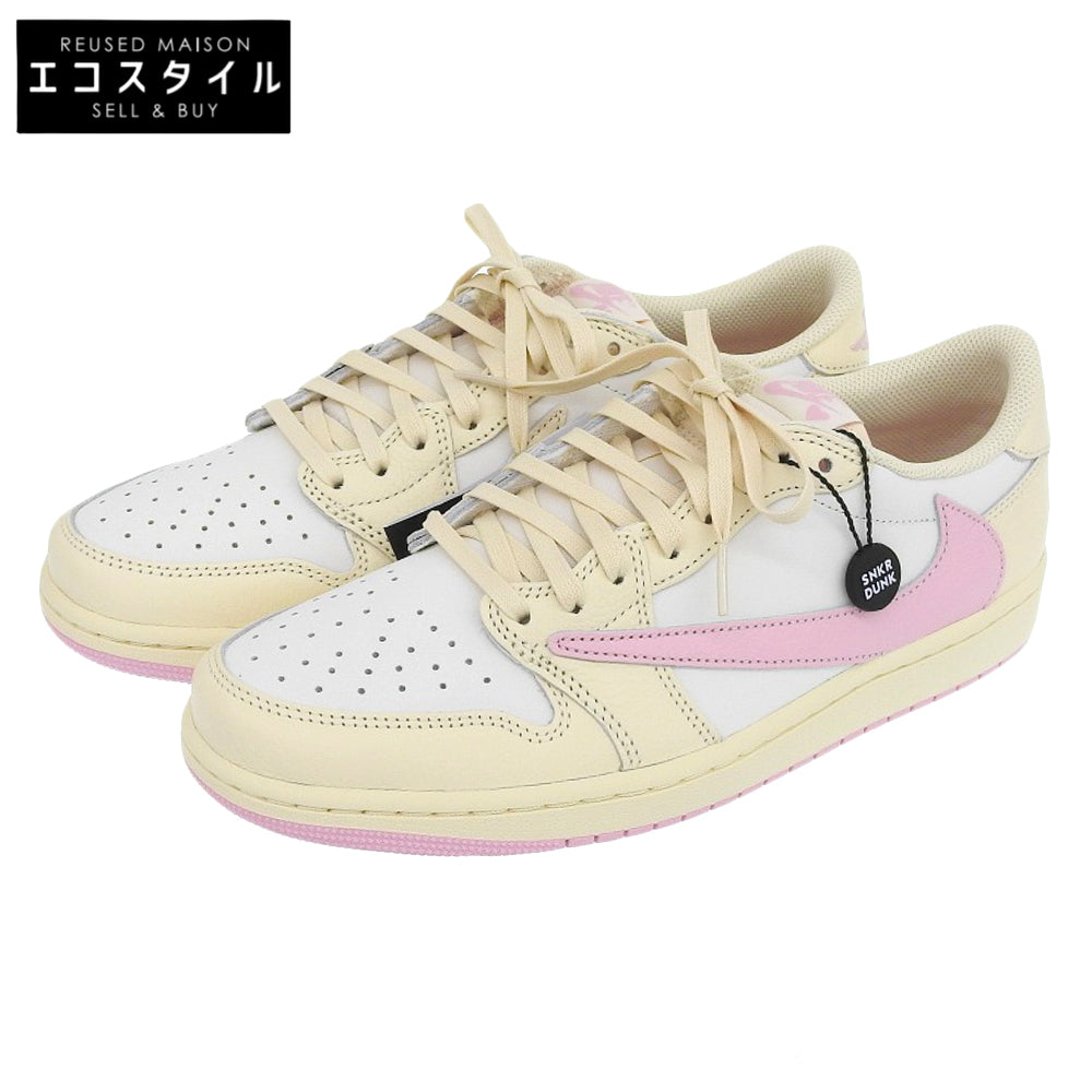 NIKE ナイキ 未使用 エア ジョーダン 1 LOW スニーカー シューズ メンズ Muslin and Shy Pink Sail 27cm IQ7604-100 シューズ