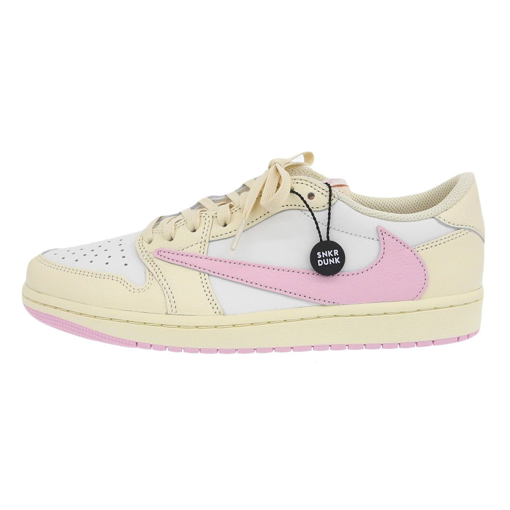 NIKE ナイキ 未使用 エア ジョーダン 1 LOW スニーカー シューズ メンズ Muslin and Shy Pink Sail 27cm IQ7604-100 シューズ