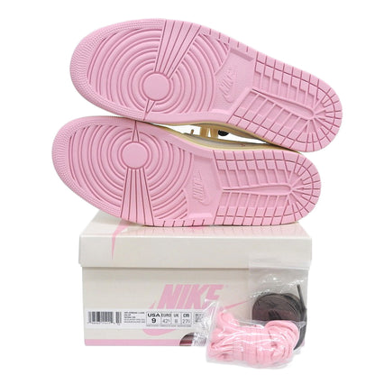 NIKE ナイキ 未使用 エア ジョーダン 1 LOW スニーカー シューズ メンズ Muslin and Shy Pink Sail 27cm IQ7604-100 シューズ