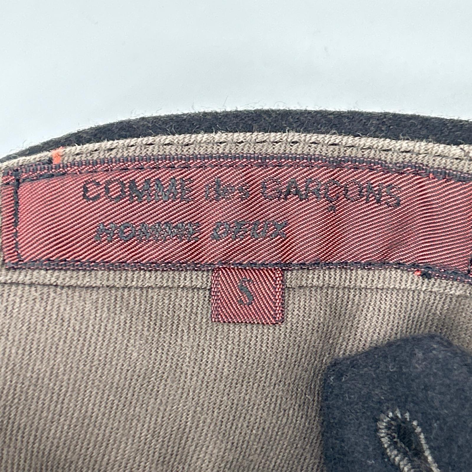 COMMEdesGARCONS HOMME DEUX コムデギャルソンオムドゥ AD1988　80s　DTK9210 ブラック ウール テーパードパンツ ボトムス