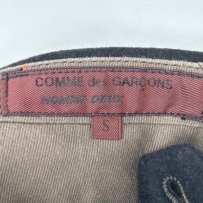 COMMEdesGARCONS HOMME DEUX コムデギャルソンオムドゥ AD1988　80s　DTK9210 ブラック ウール テーパードパンツ ボトムス