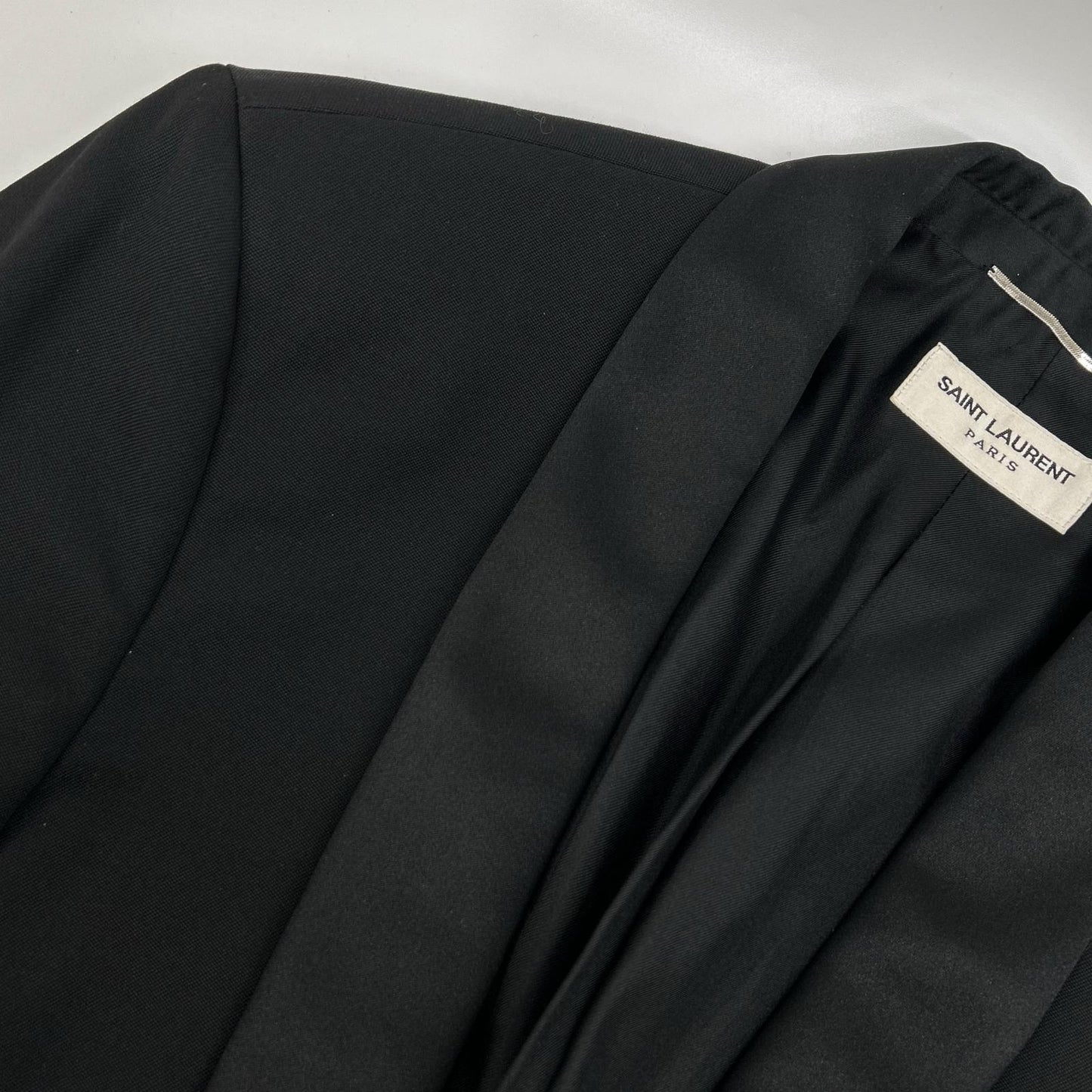SAINT LAURENT PARIS サンローランパリ 482512 ブラック ショールカラースモーキングジャケット テーラードジャケット ジャケット