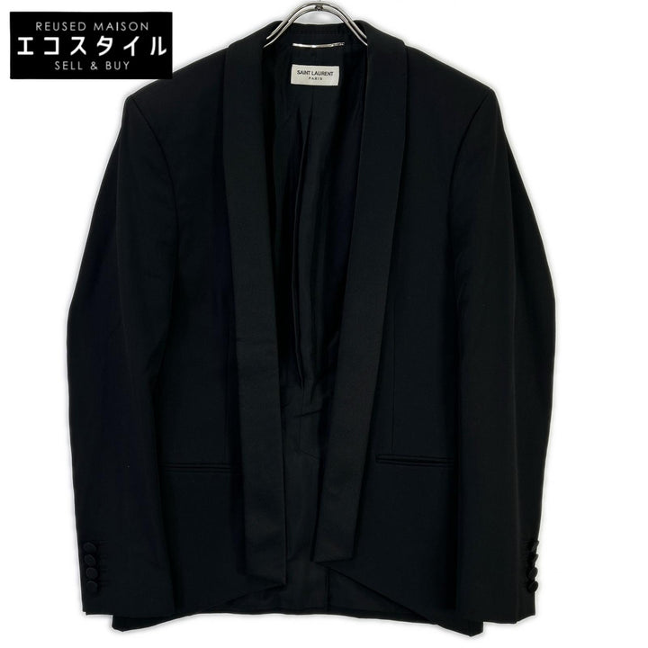 SAINT LAURENT PARIS サンローランパリ 482512 ブラック ショールカラースモーキングジャケット テーラードジャケット ジャケット