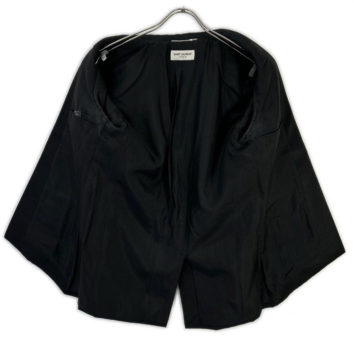 SAINT LAURENT PARIS Saint Laurent Paris 482512 Black Shawl-Collar Tuxedo Jacket Tailored Jacket Jacket