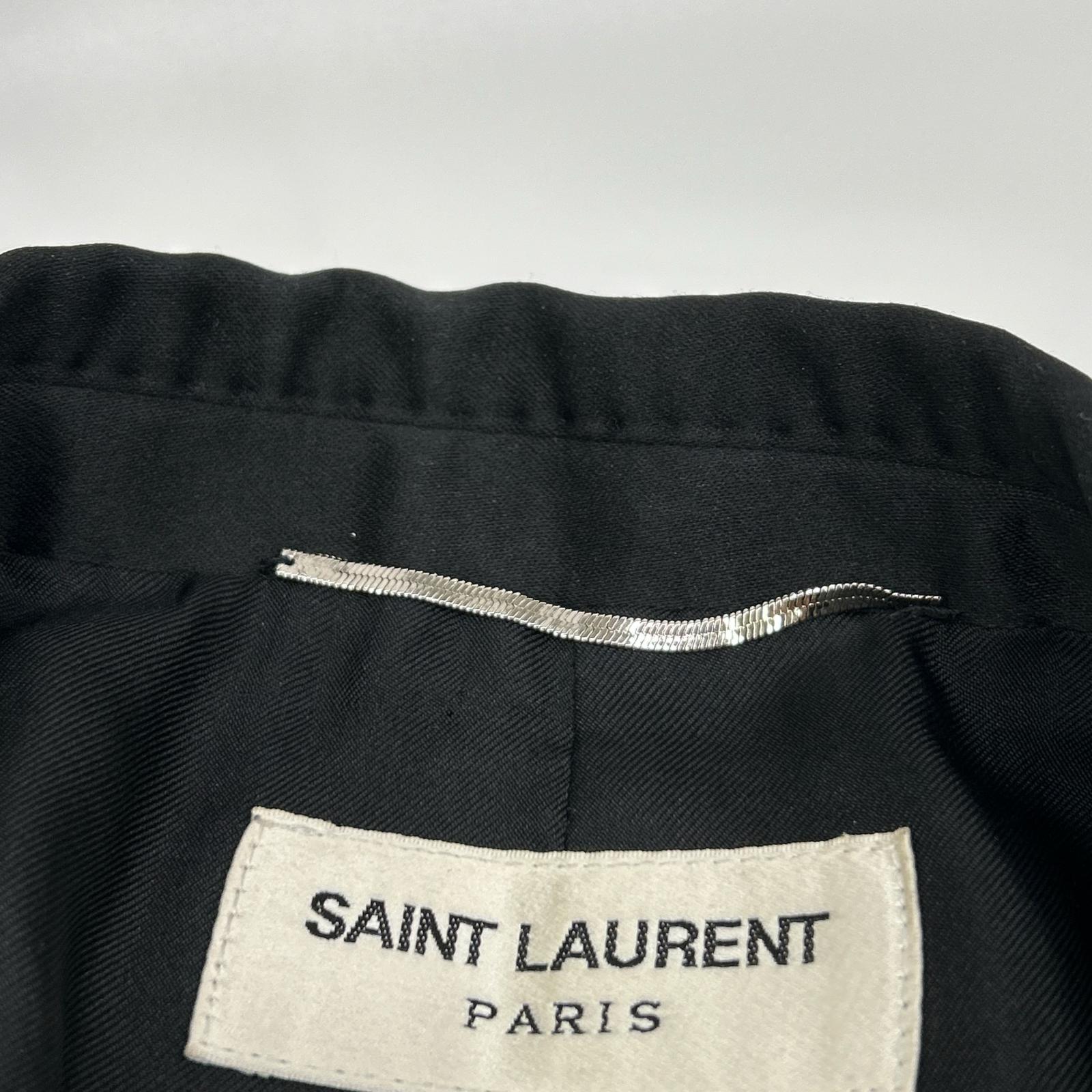SAINT LAURENT PARIS サンローランパリ 482512 ブラック ショールカラースモーキングジャケット テーラードジャケット ジャケット