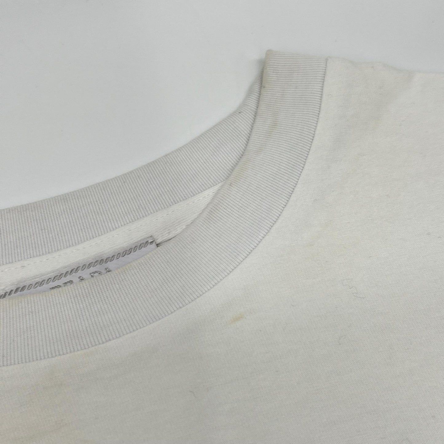 PRADA プラダ UJN897 ホワイト コットン×ナイロン テクニカルコットンTシャツ トップス