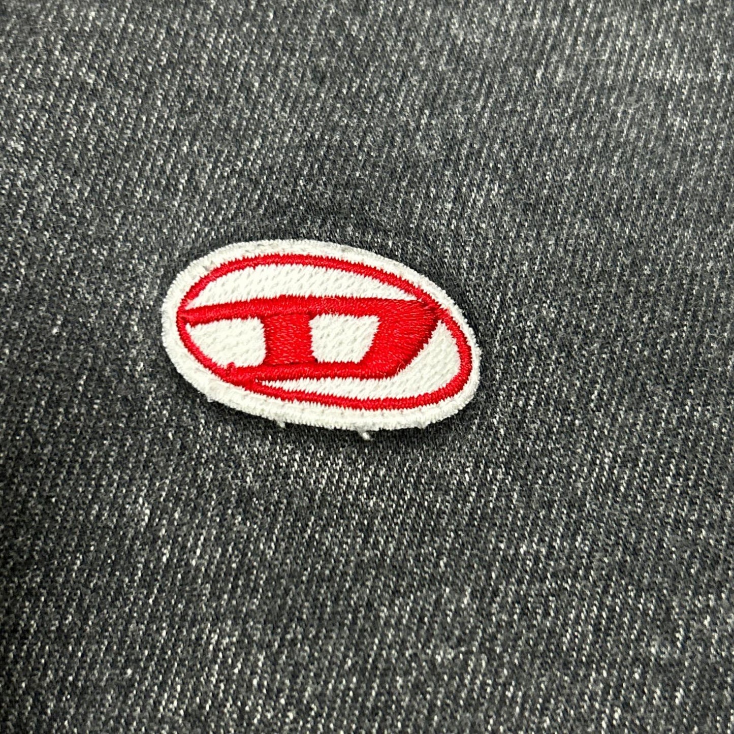 DIESEL ディーゼル ブラック D-UM-RIB-NE ジョグジーンズ プルオーバーパーカ トップス