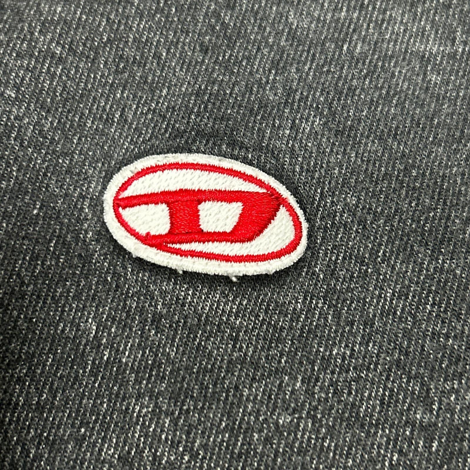 DIESEL ディーゼル ブラック D-UM-RIB-NE ジョグジーンズ プルオーバーパーカ トップス