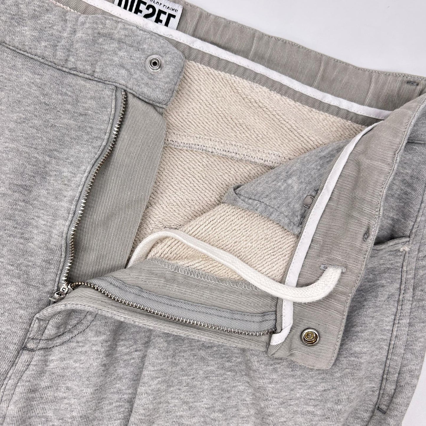 DIESEL ディーゼル グレー P-MACS ドローストリング スウェットパンツ ボトムス