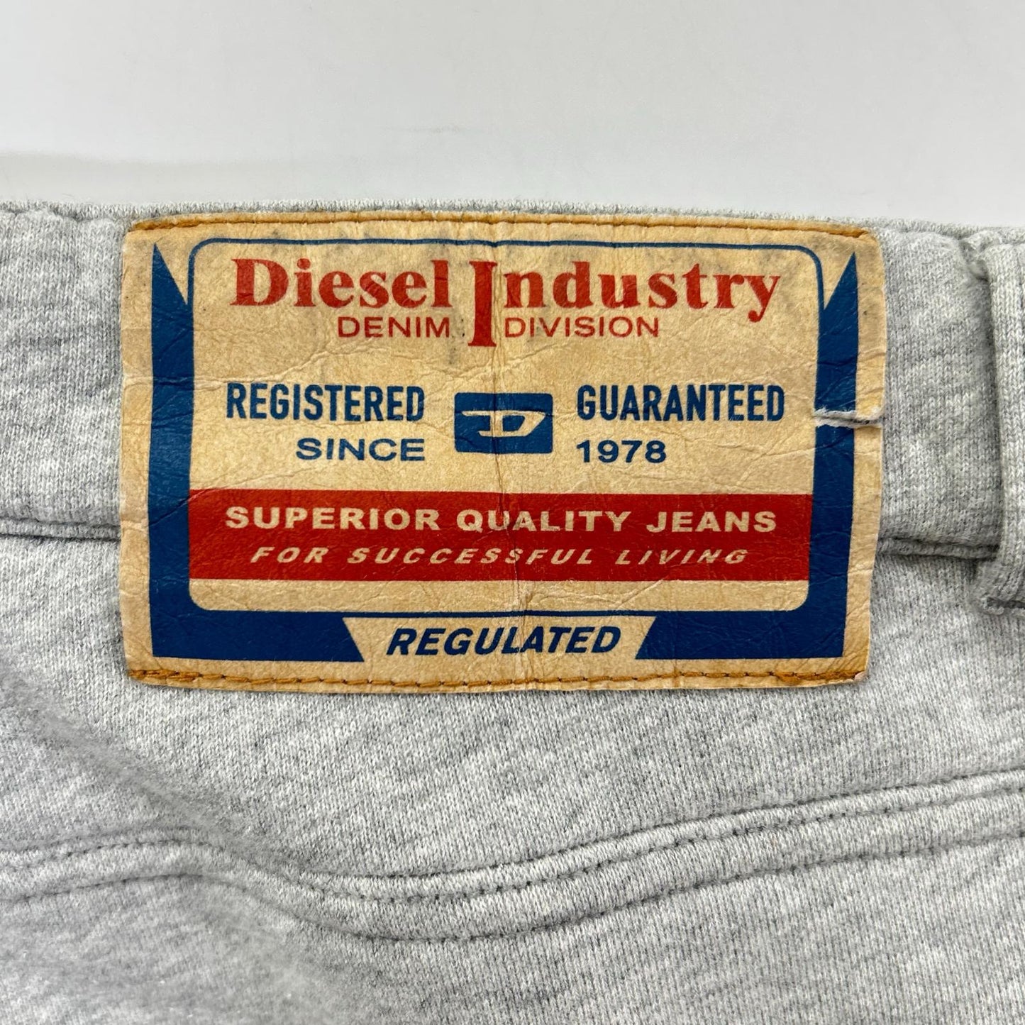 DIESEL ディーゼル グレー P-MACS ドローストリング スウェットパンツ ボトムス
