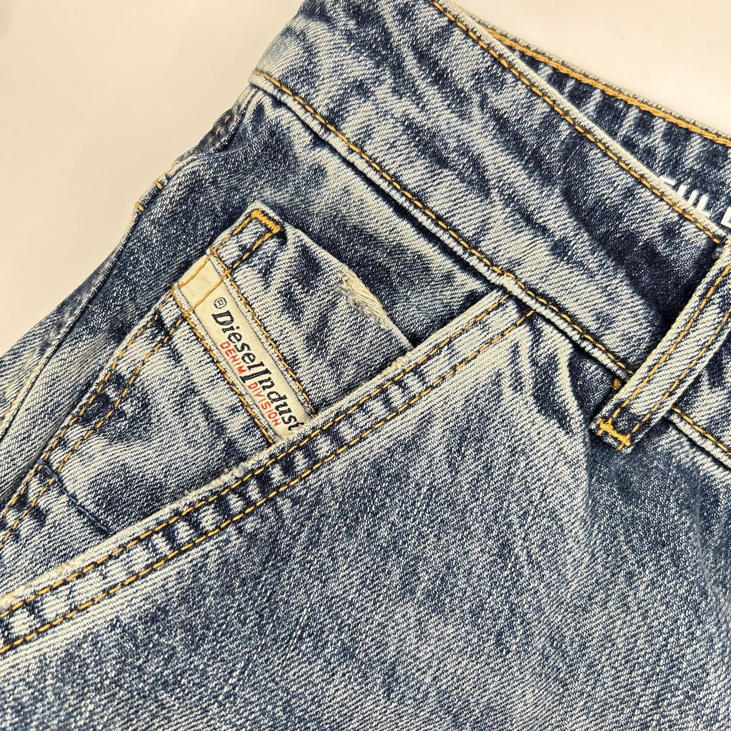 DIESEL ディーゼル インディゴ D-SIRE-CARGO-S カーゴディティールデニムパンツ ボトムス