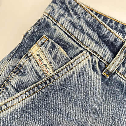 DIESEL ディーゼル インディゴ D-SIRE-CARGO-S カーゴディティールデニムパンツ ボトムス