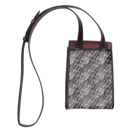 berluti ベルルッティ 美品 トワルマルブフ PVC x レザー スモール メッセンジャーバッグ ショルダーバッグ