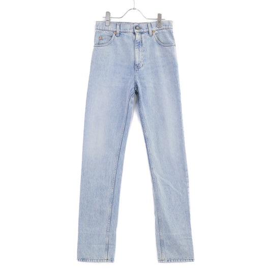 GUCCI グッチ 774078 ライトブルー GG ターンアップ ウォッシュドデニム パンツ ボトムス
