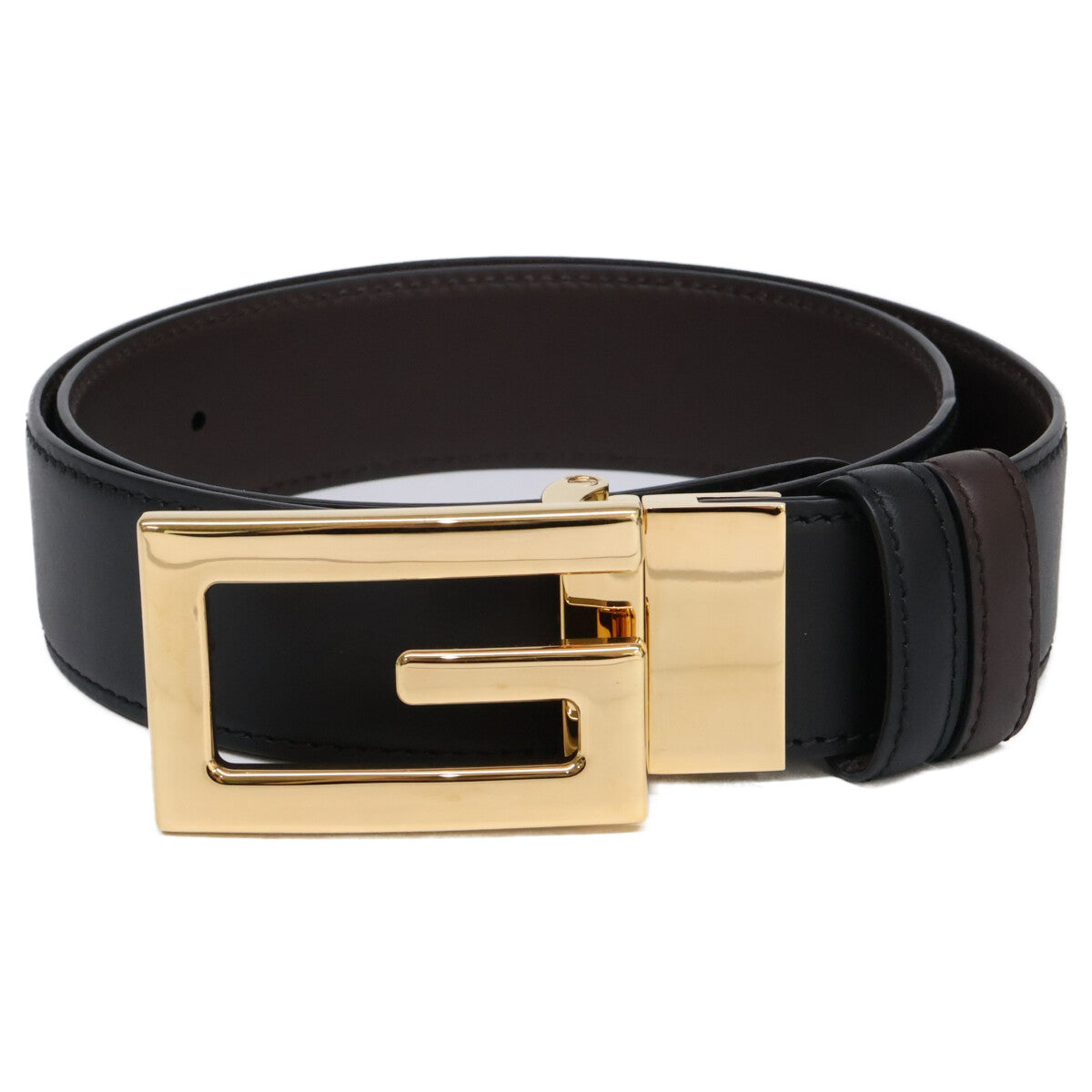GUCCI グッチ 【美品】626974 AP0BG スクエアG バックル リバーシブル ベルト