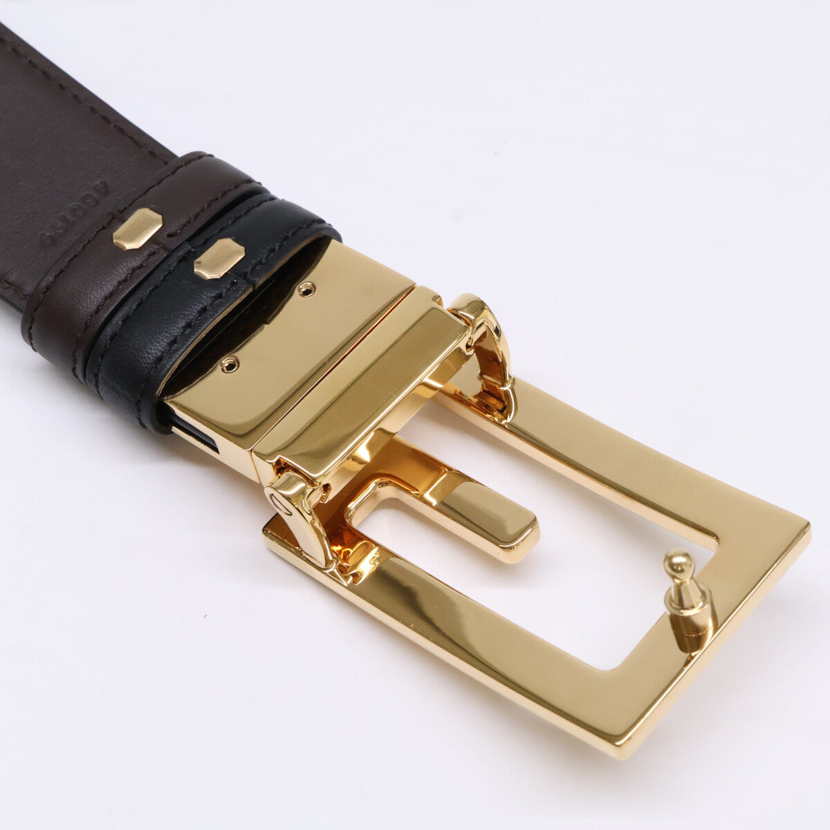 GUCCI グッチ 【美品】626974 AP0BG スクエアG バックル リバーシブル ベルト