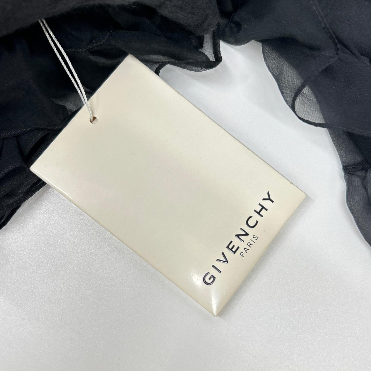 GIVENCHY ジバンシー ブラック フリル ビスチェ ベスト