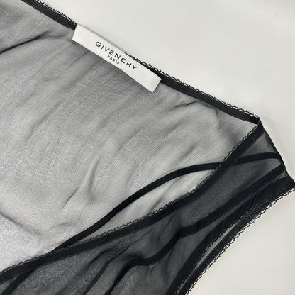 GIVENCHY ジバンシー ブラック フリル ビスチェ ベスト