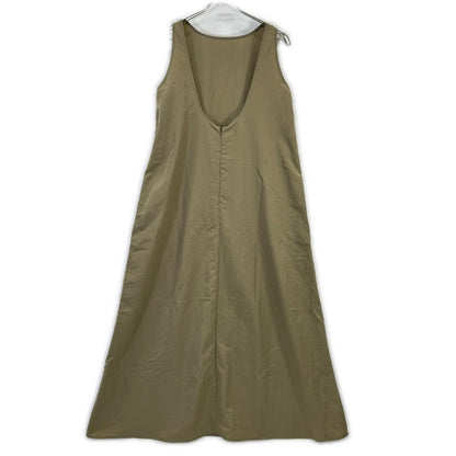 BIRROT ビロット 23SS 23-040-570-0004 カーキ ノースリーブ ロング ワンピース ワンピース