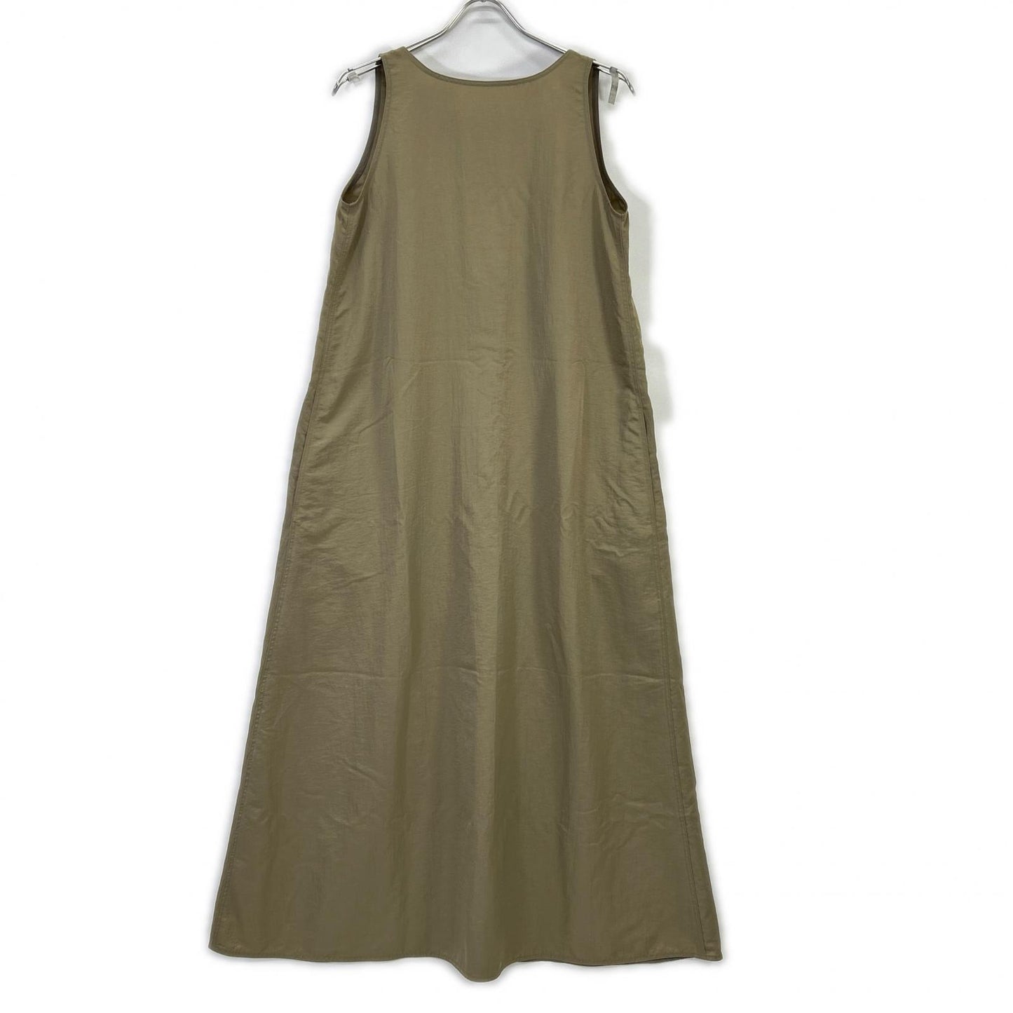 BIRROT ビロット 23SS 23-040-570-0004 カーキ ノースリーブ ロング ワンピース ワンピース
