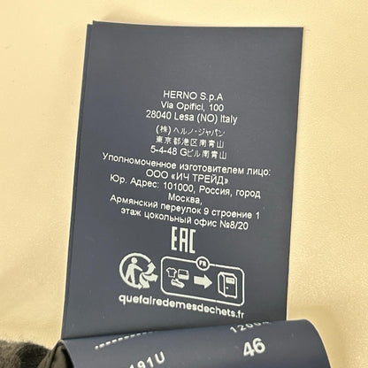 HERNO ヘルノ PI0191U-12004-9389 ポーラテック 4ポケット フーディダウン コート コート