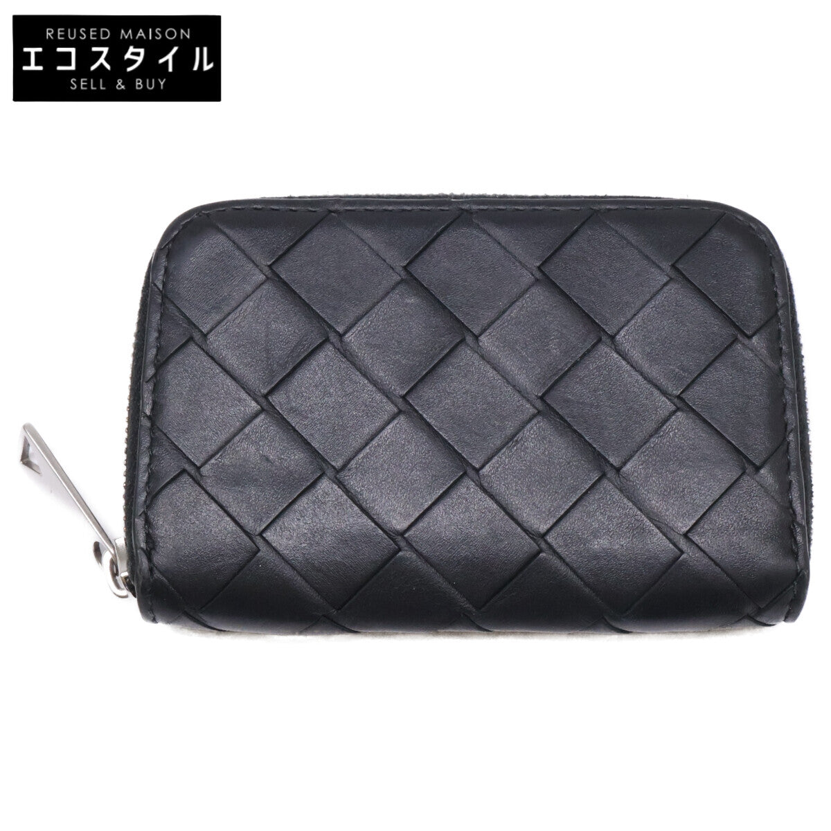 BOTTEGA VENETA ボッテガヴェネタ イントレチャート レザー ラウンドファスナー コインケース