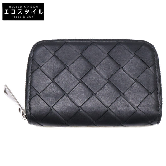 BOTTEGA VENETA ボッテガヴェネタ イントレチャート レザー ラウンドファスナー コインケース