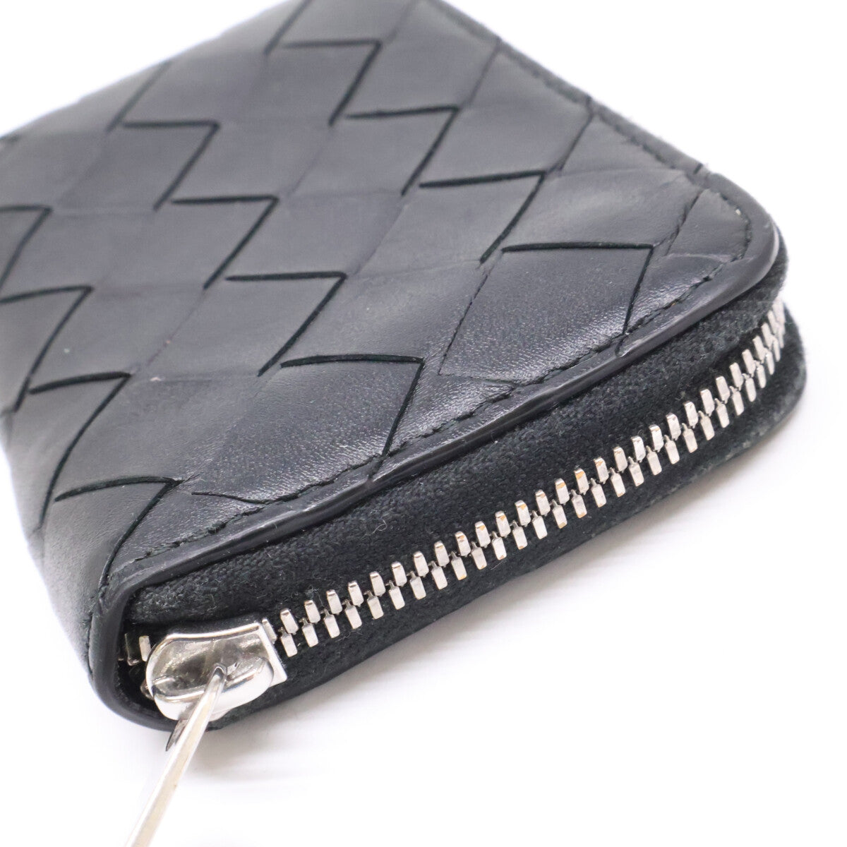 BOTTEGA VENETA ボッテガヴェネタ イントレチャート レザー ラウンドファスナー コインケース