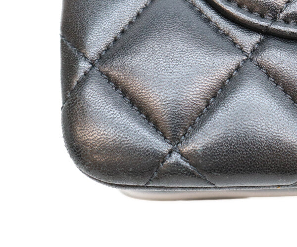 CHANEL シャネル AS4654 黒 ラム ゴールド金具 トレンディCC ミニトップハンドルフラップバッグ ショルダーバッグ