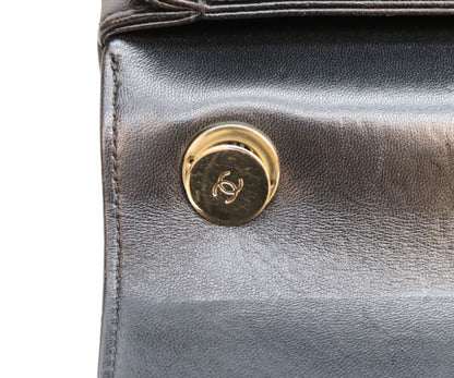 CHANEL シャネル AS4654 黒 ラム ゴールド金具 トレンディCC ミニトップハンドルフラップバッグ ショルダーバッグ