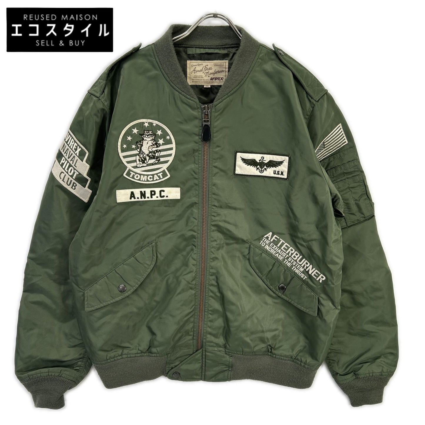 AVIREX アヴィレックス カーキ 6182137 L-2B TOMCAT トムキャット フライトジャケット ジャケット