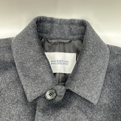 MACKINTOSH PHILOSOPHY マッキントッシュフィロソフィー H1C29-247-08 グレー ポリエステルビーバー ウェリントン ショート コート コート