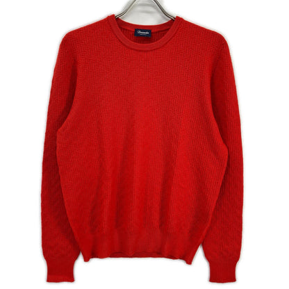 Drumohr Drumohr Red 100% Wool Knit Sweater Tops