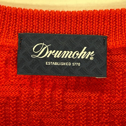 Drumohr Drumohr Red 100% Wool Knit Sweater Tops