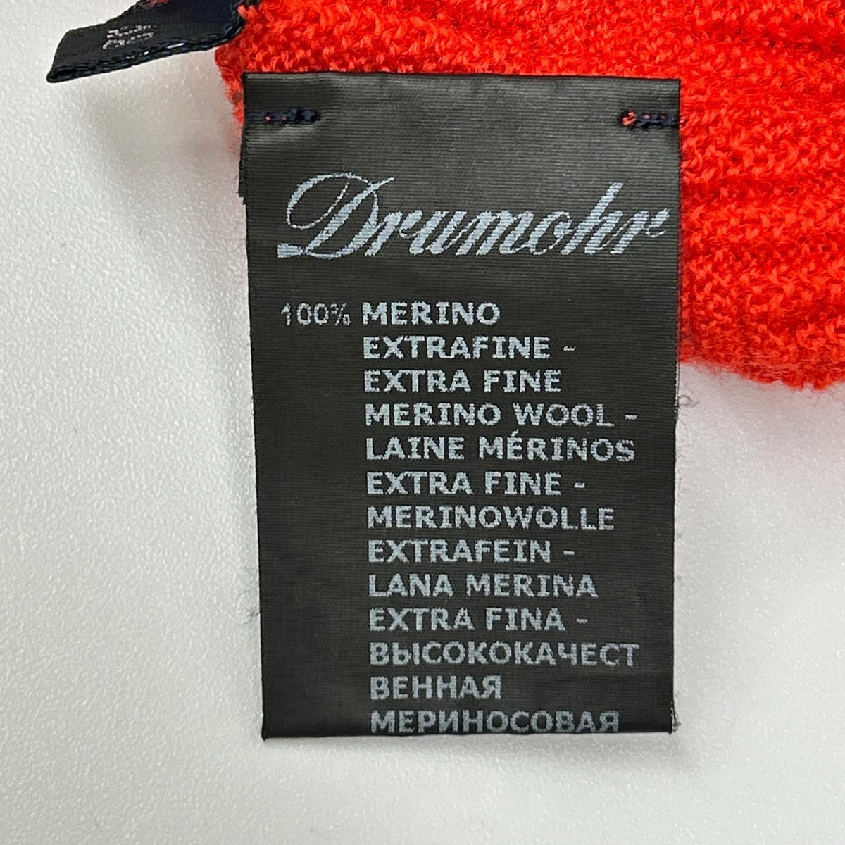 Drumohr Drumohr Red 100% Wool Knit Sweater Tops