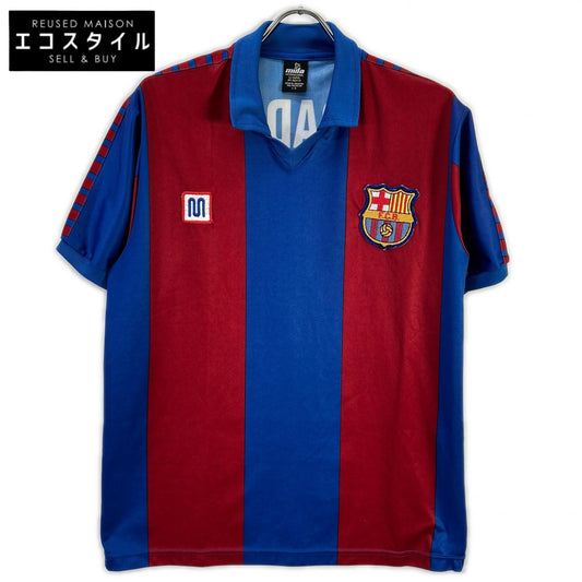 その他ブランド Milla 1982-1984 82-84 F.C.B バルセロナ マラドーナ 10 復刻 レプリカ ユニフォーム Tシャツ トップス