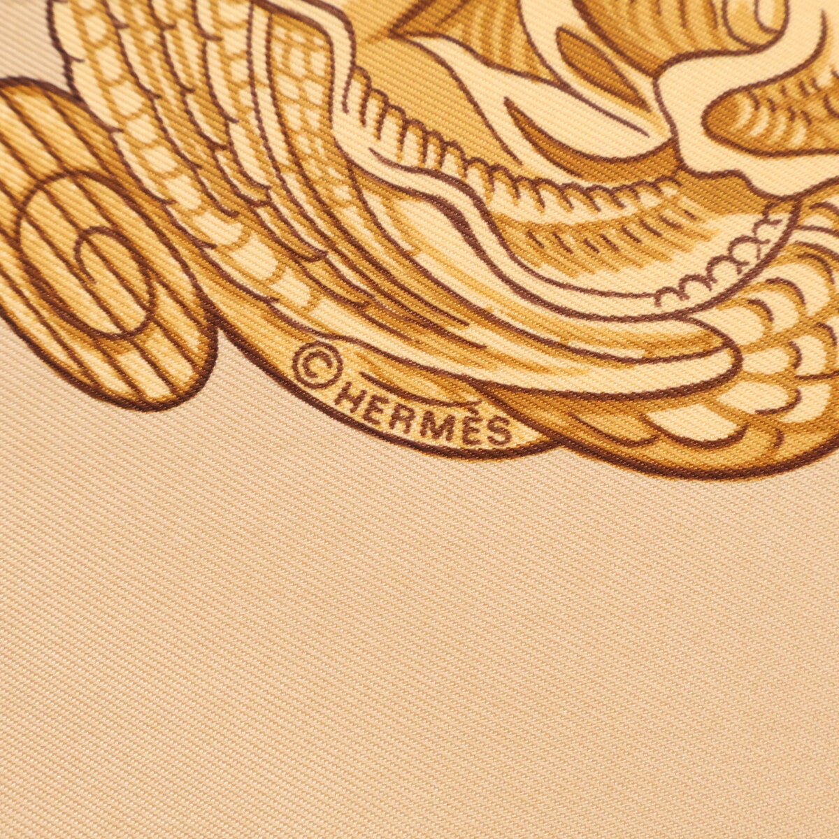 HERMES エルメス 【新品同様】MTGPSOA 帆船 シルク カレ90 スカーフ