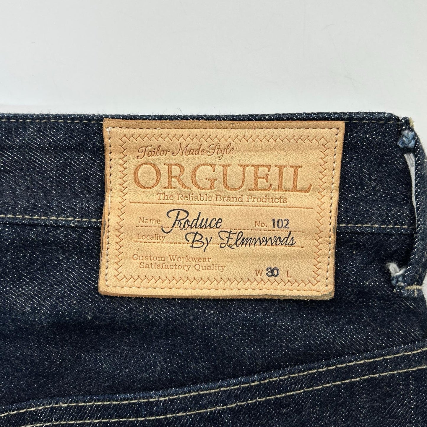 ORGUEIL オルゲイユ インディゴ OR-102 TAILOR JEANS WIDE STRAIGHT ワイドストレート パンツ ボトムス