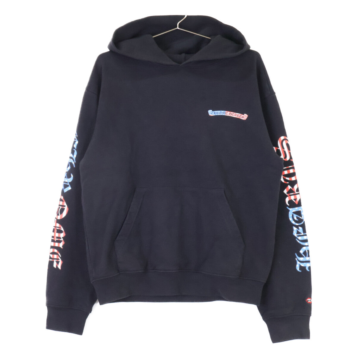 Chrome hearts Chrome Hearts [Domestic authorized item] Matty Boy collaboration PPO US SCRL Stars and Stripes pullover hoodie top