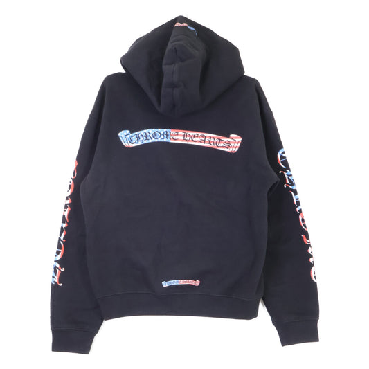 Chrome hearts クロムハーツ 【国内正規】マッティーボーイコラボ PPO US SCRL 星条旗 プルオーバー パーカー トップス