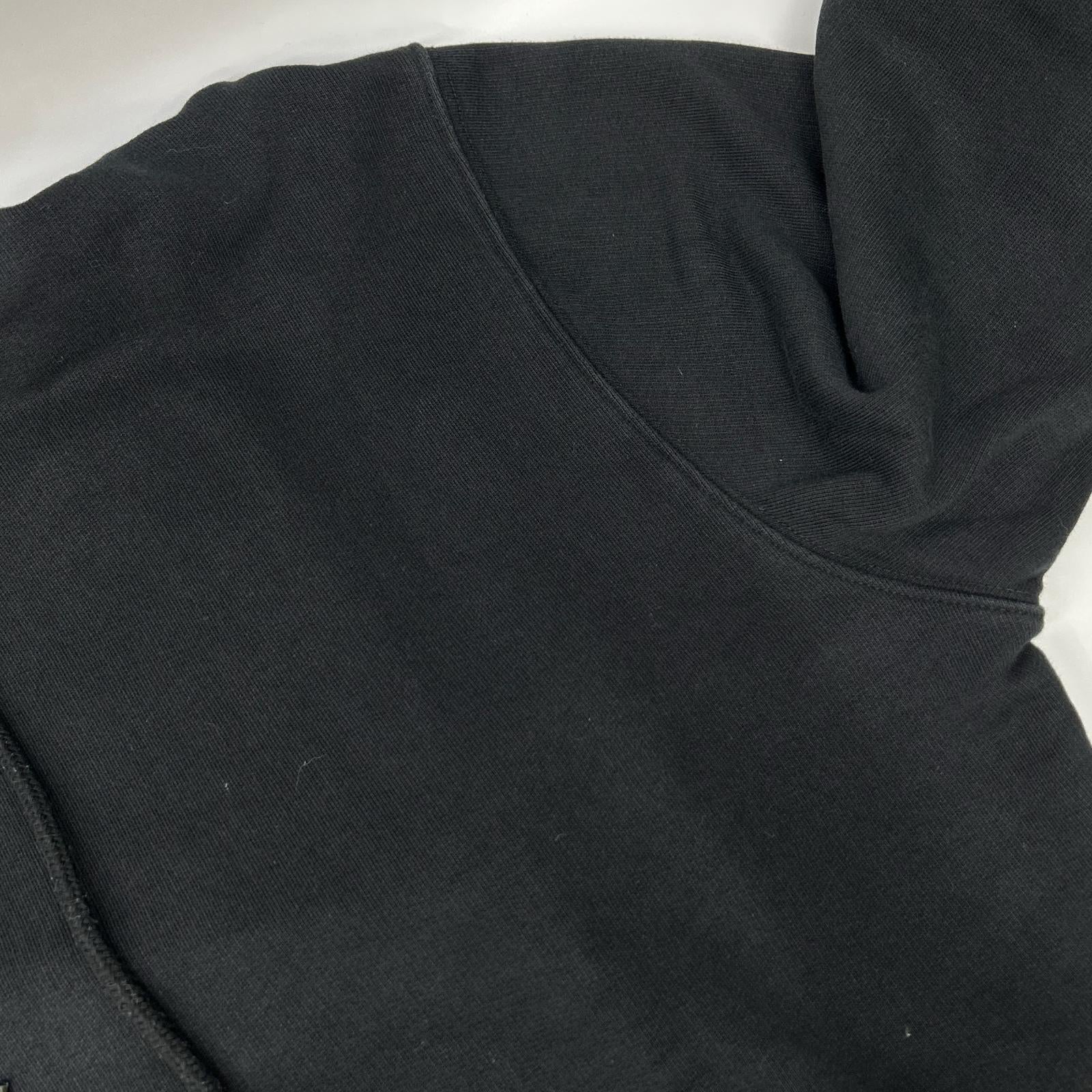 OFF-WHITE オフホワイト OMBB034E20FLE004 ブラック バックロゴプリント スウェットプルオーバーパーカー トップス