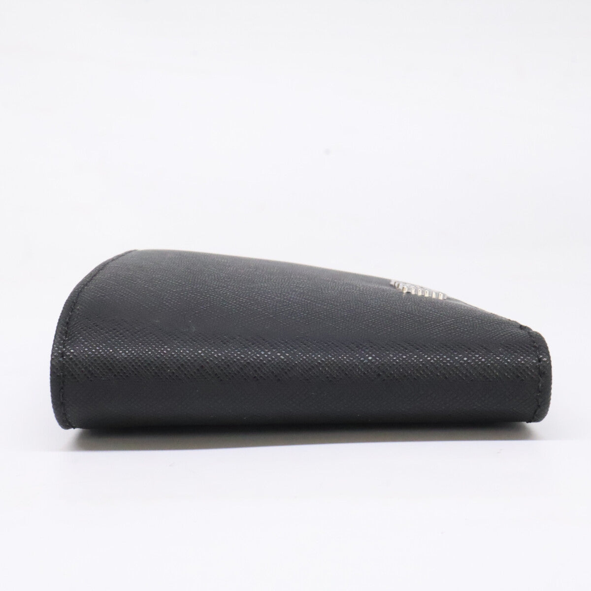 EMPORIOARMANI エンポリオアルマーニ 【新品同様】Y4R165Y138E81072 コインポケットウォレット 再生サフィアーノレザー イーグルプレート付き 二つ折り財布（小銭入れあり）